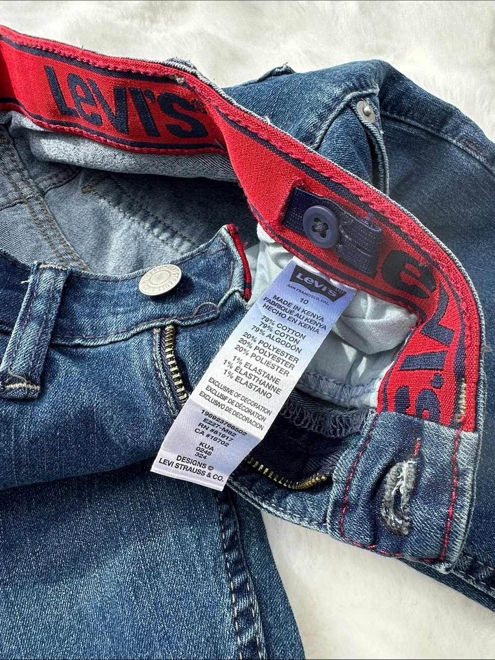 Levi’s youth slim flex stretch in Del Rey size 10 NWT 511